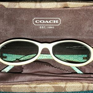 Off white coach sunglasses